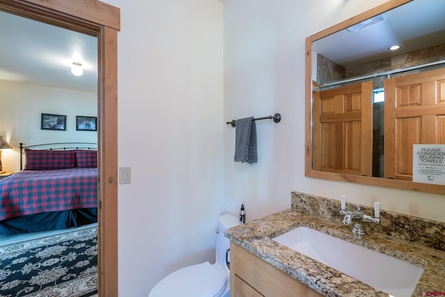 47 High Noon Ln, Telluride, CO 81435 - ensuite bathroom featuring vanity and a shower with shower door