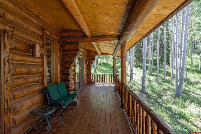 47 High Noon Ln, Telluride, CO 81435 - view of deck