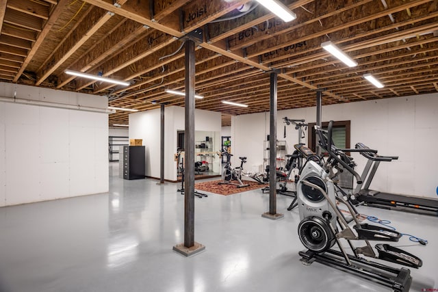 view of workout room