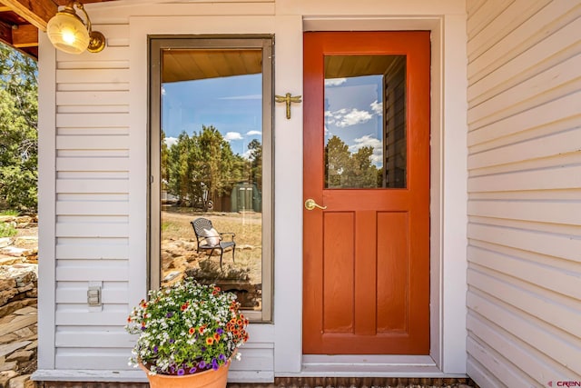 view of entrance to property