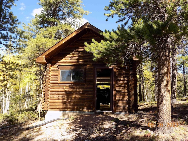 view of shed / structure