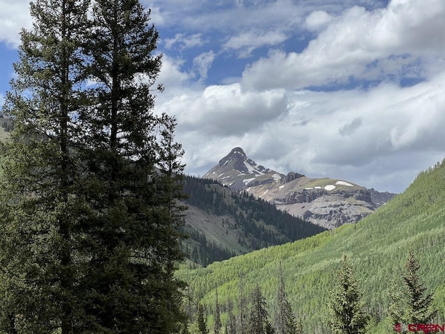 view of mountain feature