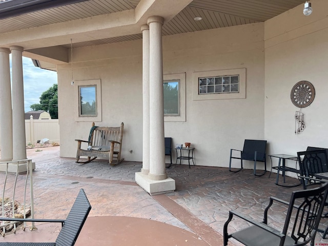 view of patio