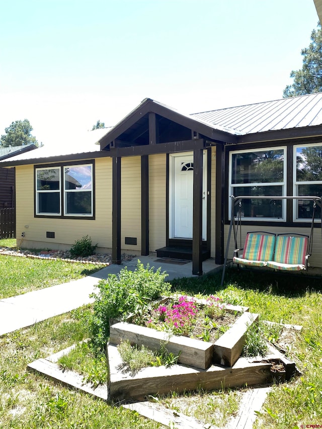 view of front of property