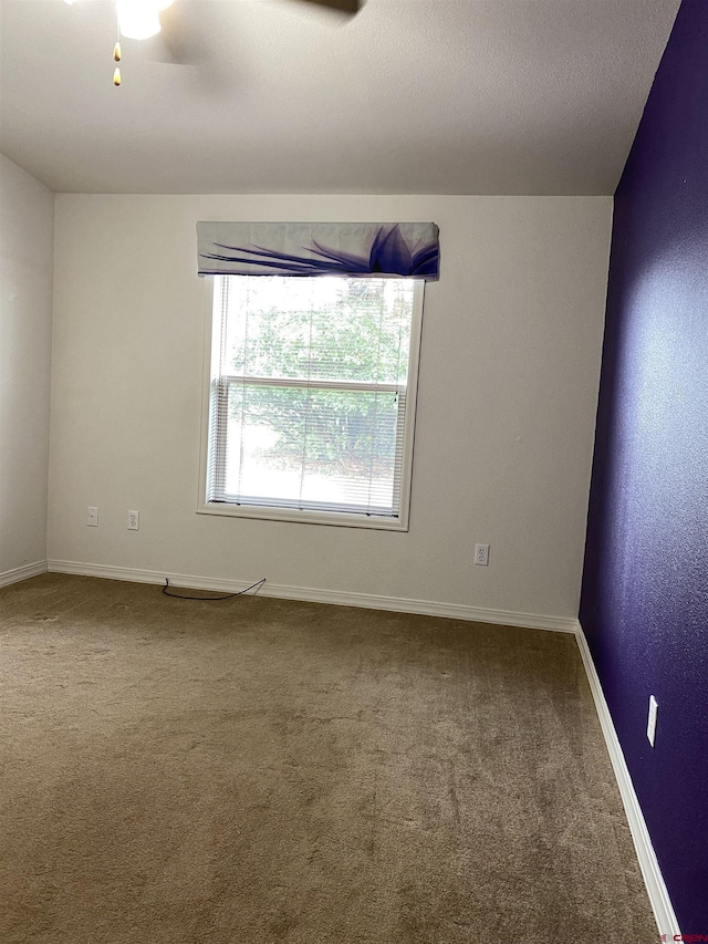 empty room with carpet flooring