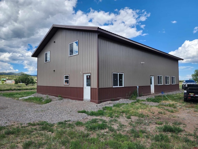 view of side of property