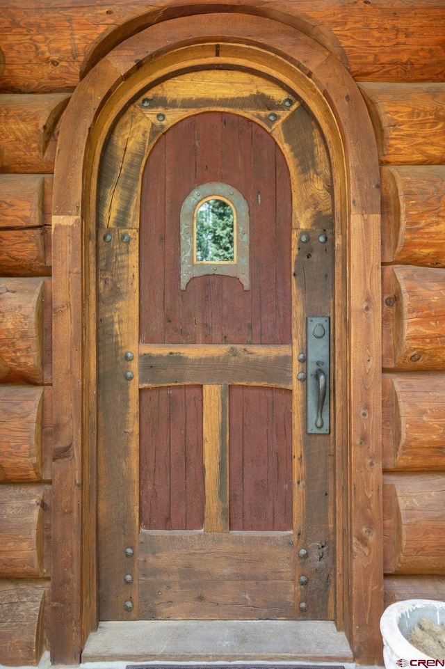 view of entrance to property