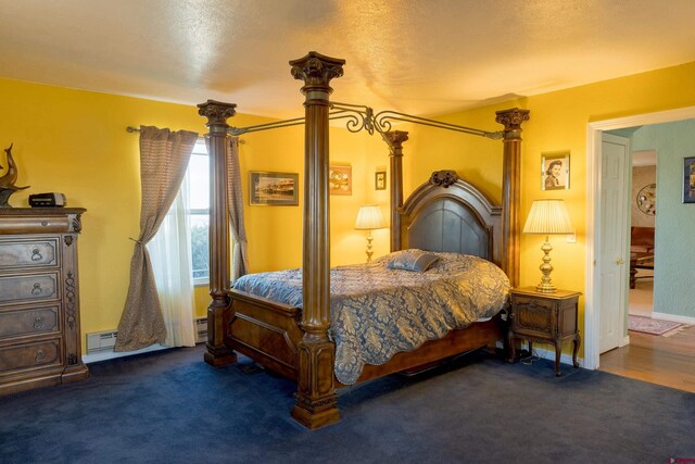 carpeted bedroom featuring a closet