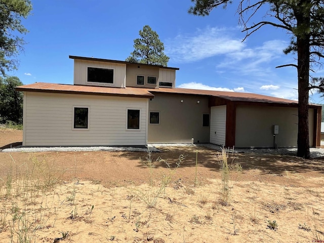 view of back of property