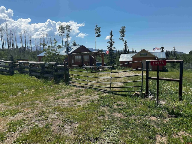 19958 Fs 327th Loop, Mancos, CO 81328 - view of yard featuring a gate