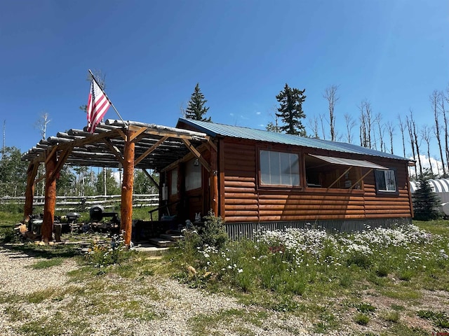19958 Fs 327th Loop, Mancos, CO 81328 - view of front of property with log veneer siding