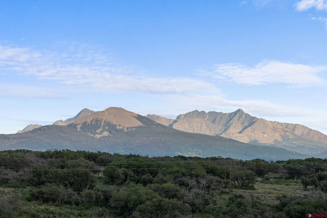 view of mountain feature