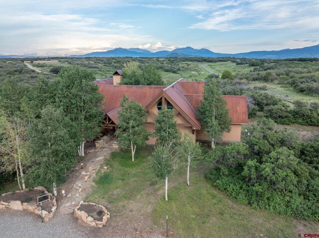 770 S Avalon Dr, Norwood, CO 81423 - bird's eye view featuring a mountain view