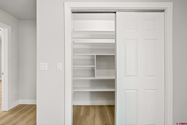 view of closet