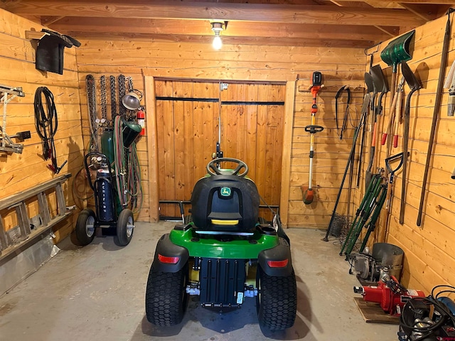 view of storage room