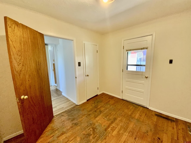 interior space featuring hardwood / wood-style floors