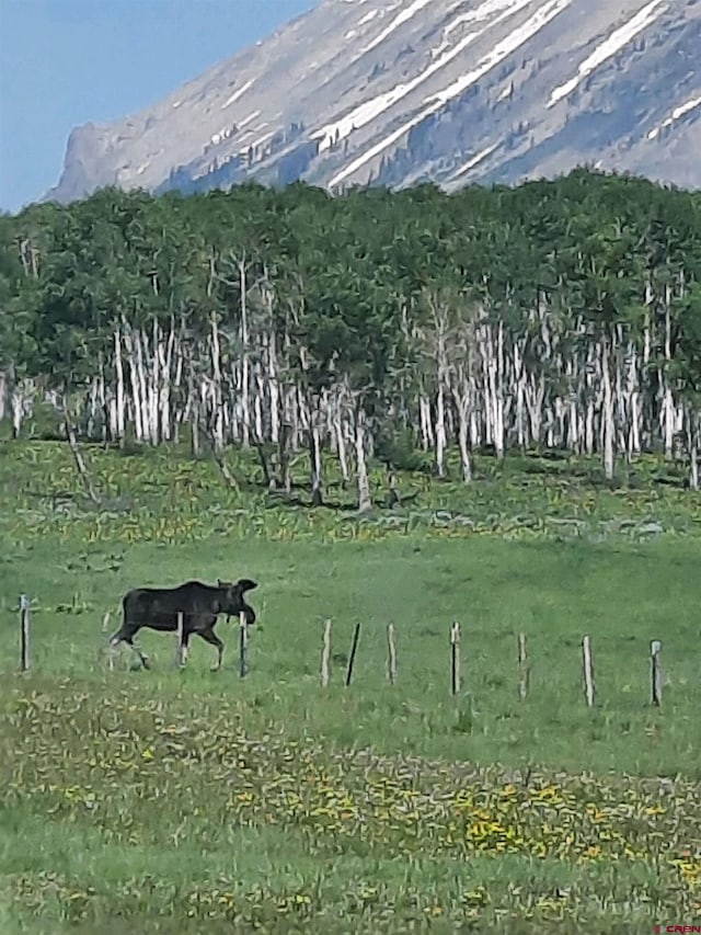 surrounding community with a mountain view and a rural view