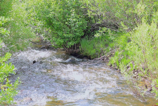 view of landscape with a water view