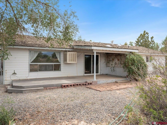 back of house featuring a patio area