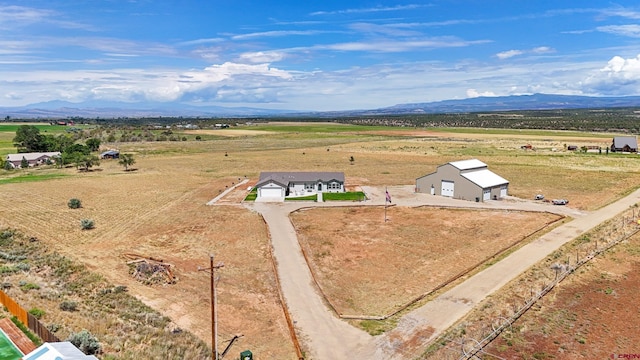 37105 Ii Rd, Redvale, CO 81431 - drone / aerial view featuring a rural view and a mountain view