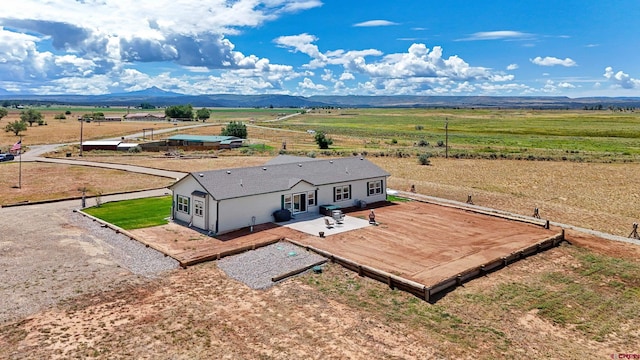 37105 Ii Rd, Redvale, CO 81431 - birds eye view of property with a mountain view and a rural view