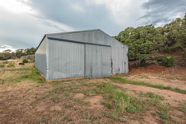 view of outbuilding