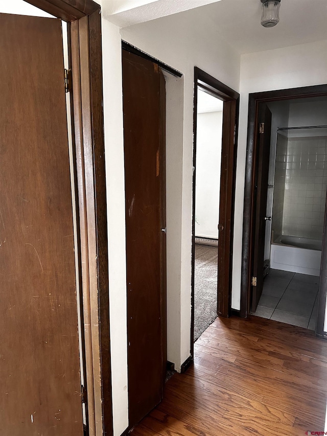 304 N 9th St Unit 5A, Gunnison, CO 81230 - corridor featuring wood finished floors