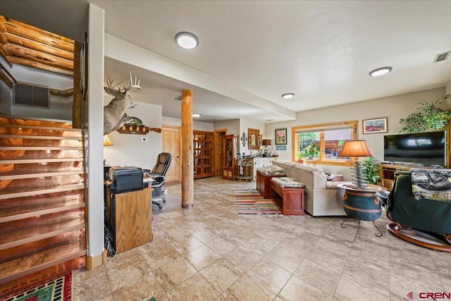 view of living room