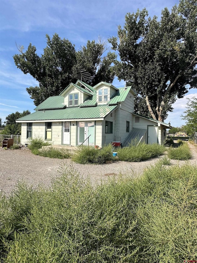 view of side of property