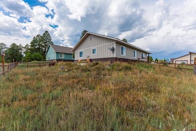 view of side of property