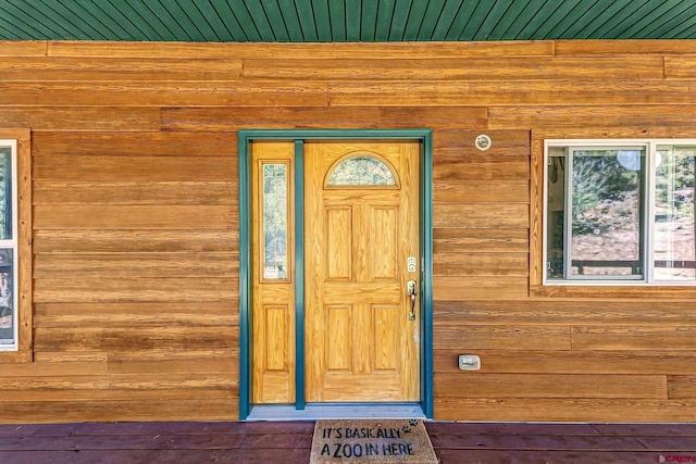 view of entrance to property