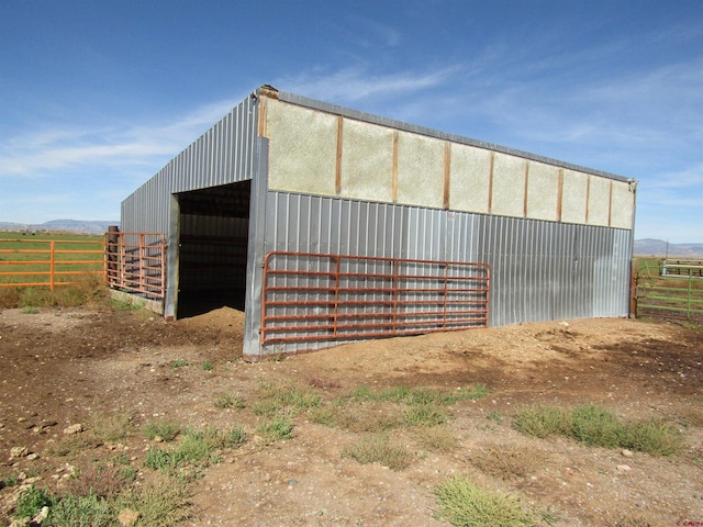 view of stable