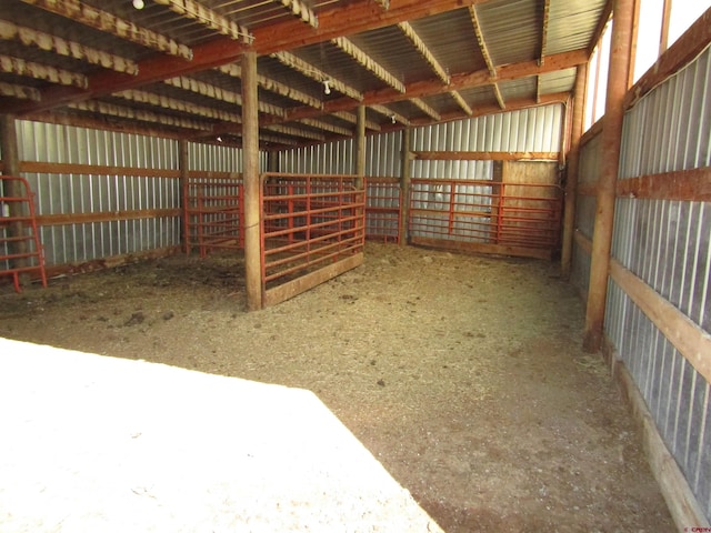 view of stable