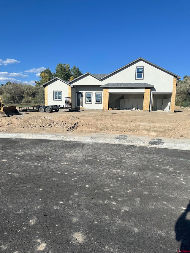 view of front of property