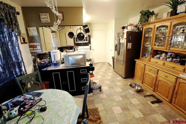 kitchen featuring appliances with stainless steel finishes