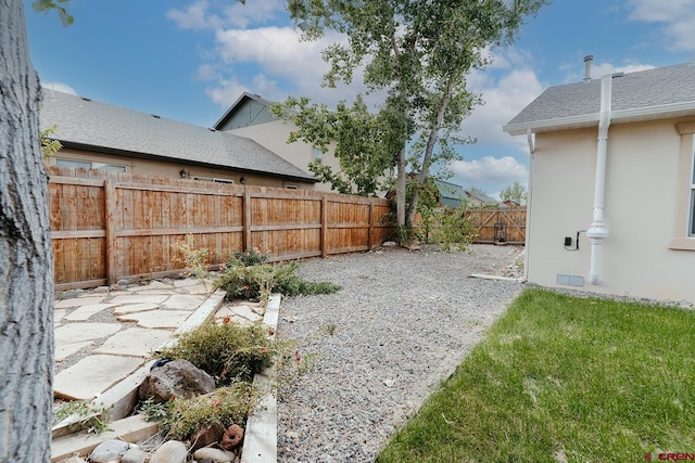 view of yard featuring a patio area