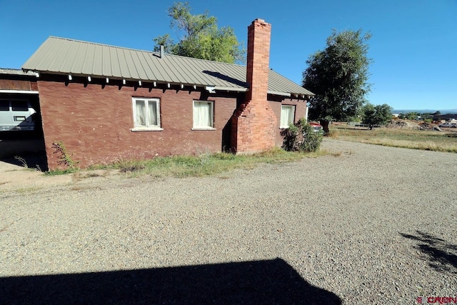 view of side of property