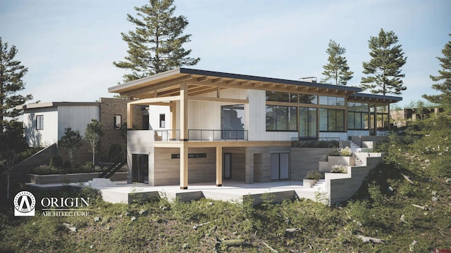 back of house featuring a patio area