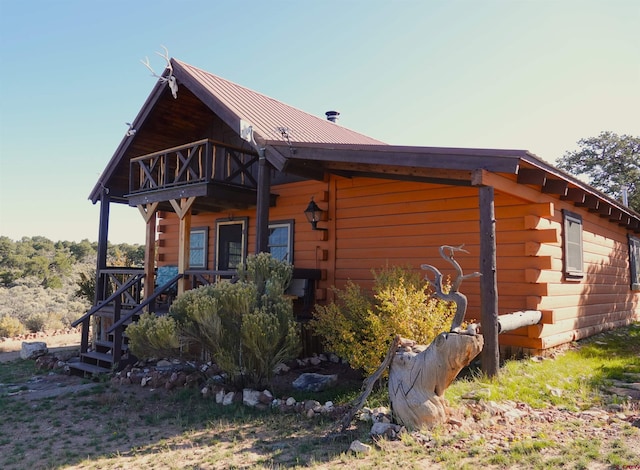 view of home's exterior