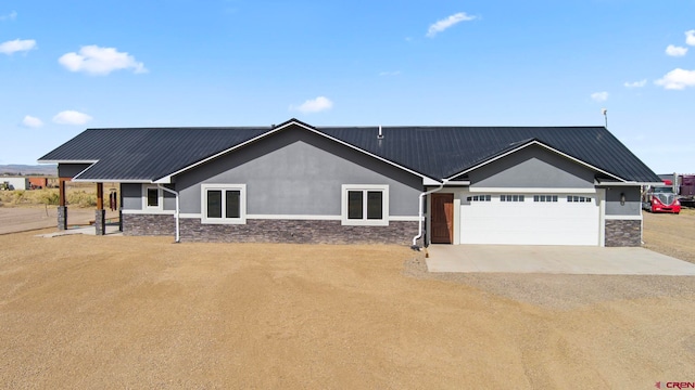 craftsman-style house featuring a garage