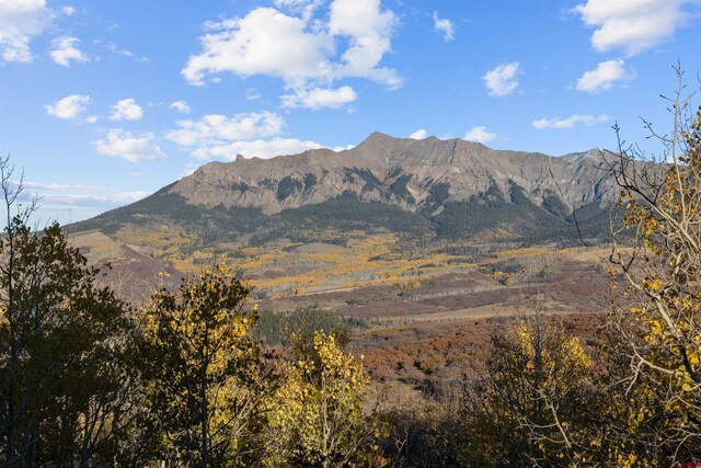 view of mountain feature