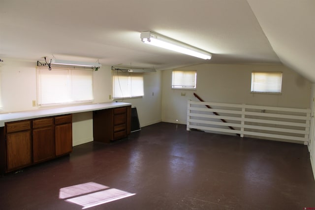 basement with a wealth of natural light