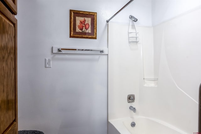 bathroom featuring tub / shower combination