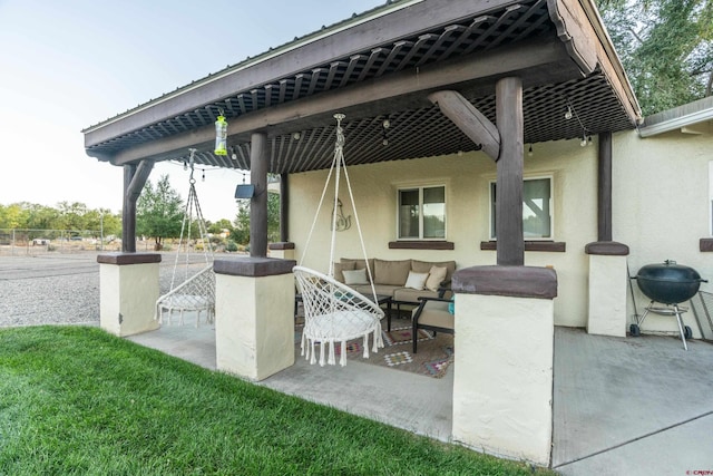 view of patio