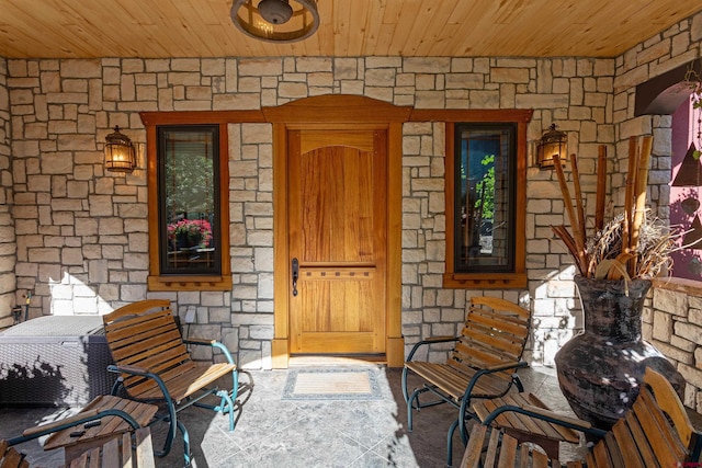 2239 Mockingbird Valley Ct, Durango, CO 81301 - property entrance with a porch