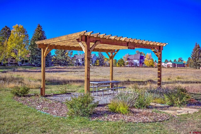33 Davis Cup Unit 4008, Pagosa Springs, CO 81147 - view of yard with a pergola
