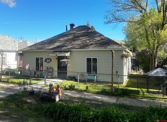 view of back of property