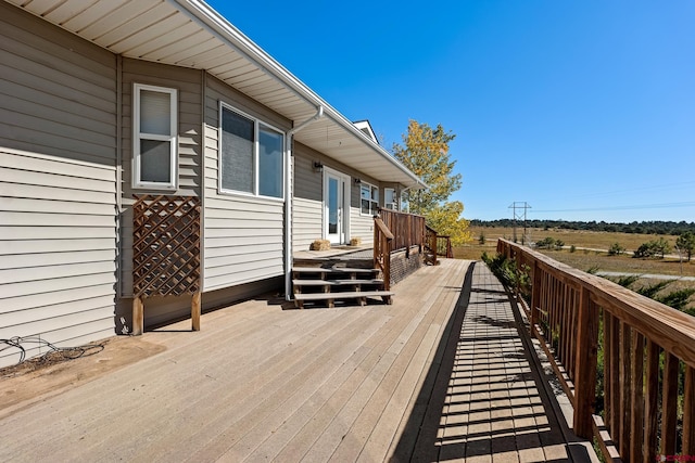 view of deck