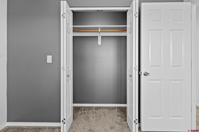 view of closet