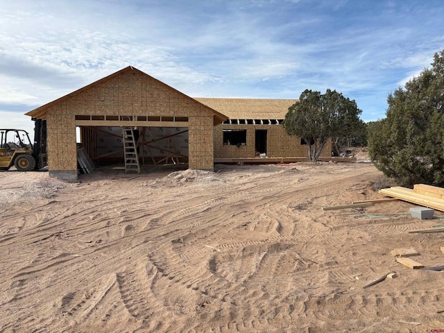 view of property under construction